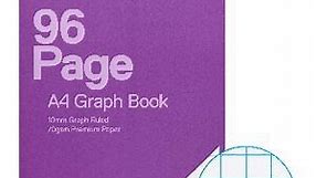 Studymate A4 70gsm 10mm Graph Book 96 Page
