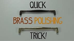 Quick Brass Polishing Trick!