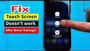 How to Fix Touchscreen Not Working After Water Damage, touch problem, Fix unresponsive touch screen