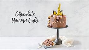 Chocolate Unicorn Cake
