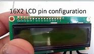 LCD 16X2 pin configuration || working of LCD display in 4 bit mood|| how to display a number LCD