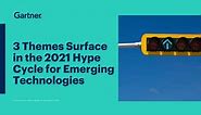 3 Trends Surface in the Gartner Emerging Technologies Hype Cycle for 2021