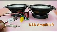 DIY Mini Audio Amplifier using Power USB 5 Volt | Stereo 3W + 3W | PAM8403