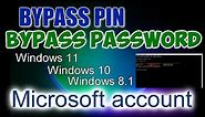 ✨ How to bypass a forgotten PIN, Microsoft account password in cmd with a local account
