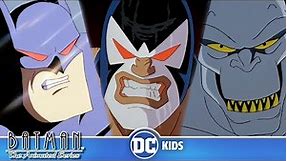 Batman's TOUGHEST Battles! | Batman: The Animated Series | @dckids