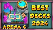 Best Arena 4 Decks (Spell Valley Decks) in Clash Royale | Best Clash Royale Arena 4 DECKS 2024