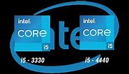i5-3330 vs i5-4440 3rd vs 4th Gen Desktop Processor l Intel core Processor Spec Comparison