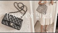 MOST USED BAGS OF 2023 | CHANEL, GUCCI, LONGCHAMP
