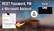 Reset Forgotten Windows 11 Password, PIN and Microsoft Account without any Software (2023)