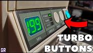 Turbo Buttons and MHz Displays