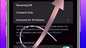 How to Turn on AirDrop on Your iPhone in Seconds!
