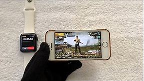 iPhone 5s - battery life test playing PUBG (smooth vs balanced graphics)