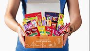 Candy Box From Around The World, Foreign Rare Unique Mystery Candy Gift Box, 40 Pcs Cool International Exotic Candy Snacks Variety Box for Valentine's Day