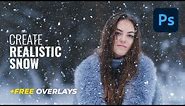 How to Create Realistic Snow Effect in Photoshop | Create Realistic Snow Overlay in Photoshop (Easy)