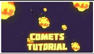 Space Comets motion graphics tutorial