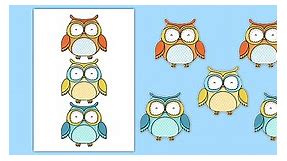 Cute Owl Themed Display Cut Outs