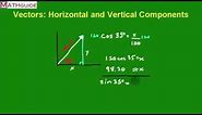 Vectors: Horizontal and Vertical Components