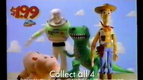 1995 Burger King "Toy Story Puppet Stocking Stuffers" TV Commercial