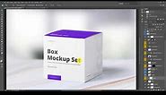 Box Mockup Set 02: Square for Photoshop, video tutorial