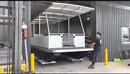 Pontoon Boat Manufacturing Australia BBQ boats on polyethylene floats