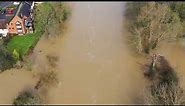 Drone Footage Shows Scale of River Severn Flooding in Bridgnorth