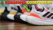 Comparing 5 Versions of adidas ULTRABOOST LIGHT!