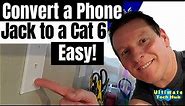 CONNECT CAT6 CABLE TO JACK - HOW TO