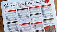 Printable Yard Sale Pricing Guide