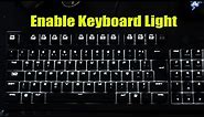 How To Turn On Keyboard Backlight On Dell | Enable Keyboard Light