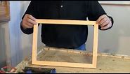 Making Picture Frames with a Sliding Mitre Saw - A woodworkweb.com woodworking video