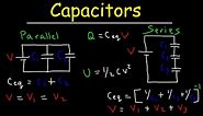 Capacitors in Series and Parallel Explained!