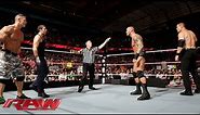 John Cena & Dean Ambrose vs. Randy Orton & Kane: Raw, Sept. 29, 2014