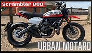 New Ducati Scrambler 800 Urban Motard , unboxing and first ride review