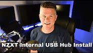 NZXT Internal USB Hub install