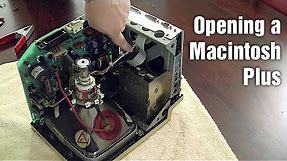 Opening a Macintosh Plus