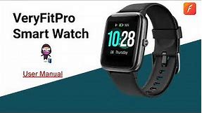 VeryFitPro ID205L Smart Watch User Guide: Set Up & Use with App