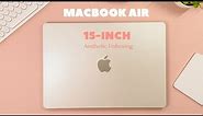 [UNBOXING VLOG] MacBook Air 15-Inch 2023 (Silver, 256GB) I Aesthetic & ASMR Unboxing