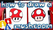 How To Draw A Mario Mushroom