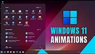 Windows 11 22H2 All Animations!
