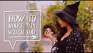 👻 DIY HALLOWEEN COSTUME | How to Make a DIY Witch Hat for a Halloween! ✨Alejandra's Styles