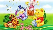 Infant Bear Baby Shower Backdrop 7x5 Floral Spring Bear Background 1st Birthday for Kids Vinyl Pooh and His Friend Backgrounds for Party Decor