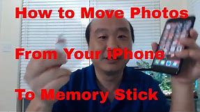 How to Move Photos from Your Iphone to Memory Stick - Flash Drive for ios and Android