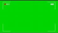 camera recording green screen
