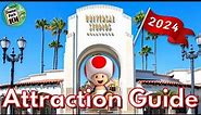 Universal Studios Hollywood ATTRACTION GUIDE - 2024 - All Rides + Shows - Los Angeles, California