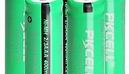 PKELL NIMH 2/3AAA Battery 1.2V 400mAh Rechargeable Battery Button Top (5pcs)(They are not AAA Size Batteries)