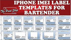Iphone Imei Label Templates All Models