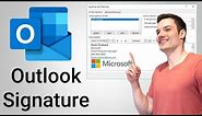 How to Add Signature in Outlook