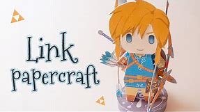 DIY Link from Legand of Zelda papercraft (step by step tutorial)