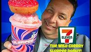 7-Eleven Wild Cherry Slurpee® Donut REVIEW!