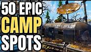 50 EPIC Camp Spots! | Fallout 76 Best Camp Locations 2023